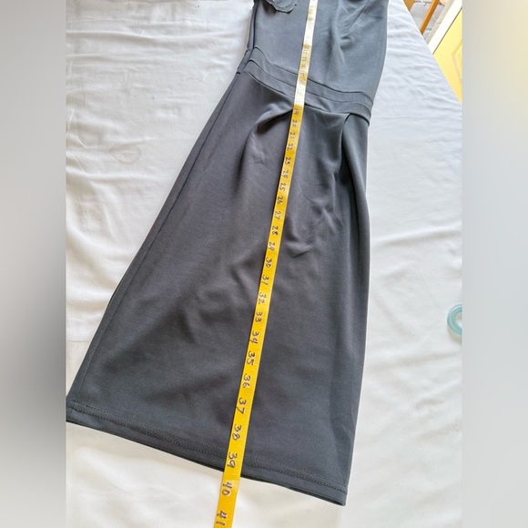 ACEVOG Gray Sleeveless Sheath Dress size XL - Picture 16 of 16